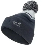 Bommelm&uuml;tze JACK WOLFSKIN "STRIPY POMPOM BEANIE K", Jungen, Gr. S, blau