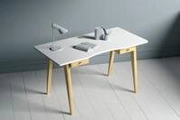 Woodman Schreibtisch "Nice" B/T/H: 140/70/75 cm, im skandinavian Design,...