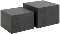 ACTONA GROUP Couchtisch "Dice" Set, Im Set 2 St&uuml;ck, 2 Stk. tlg. Couchtischsatz,