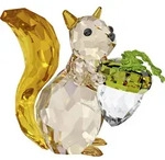 Tierfigur SWAROVSKI "Deko Kristall Sammelfigur Idyllia Eichh&ouml;rnchen und...