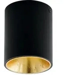 EGLO Deckenleuchte "POLASSO", schwarz (schwarz, gold), 1, &Oslash; 10cm H: 12cm, 1...