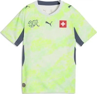 PUMA Trainingsshirt "Schweiz 2026 Ausw&auml;rtstrikot Jugendliche" sea glass schwarz