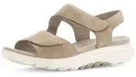 Trekkingsandale GABOR "Trekkingsandale", Damen, Gr. 37, beige, Schuhe