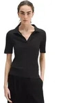 Poloshirt MARC O'POLO "mit TENCELTM Modal", Damen, Gr. XS, schwarz,...