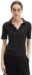 Poloshirt MARC O'POLO "mit TENCEL&trade; Modal", Damen, Gr. XS, schwarz,...