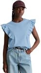 T-Shirt MARC O'POLO DENIM "aus weichem Rippjersey", Damen, Gr. XXS, flaxflower...