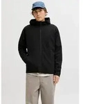 Sweatshirt JACK & JONES "JJEBASE SWEAT ZIP HOOD SN", Herren, Gr. L, schwarz,