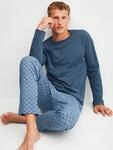 CALIDA Schlafanzug "Relax Streamline 3" 2 Langarm-Shirt mit eingefasstem