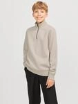 Sweatshirt JACK & JONES JUNIOR "JJEBRADLEY SWEAT HALF ZIP NOOS JNR", Jungen,...