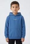 Kapuzensweatshirt NAME IT "NKMBRODY LS NREG SWEAT WH BRU NOOS", Jungen, Gr. 146/152,