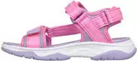 Sandale SKECHERS "TREAD SEEKER", M&auml;dchen, Gr. 29, schwarz, wei&szlig;, Textil, Mesh,