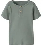 Kurzarmshirt NAME IT "NMMKAB TOP NOOS", Jungen, Gr. 110, gr&uuml;n (shadow),...
