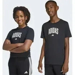 T-Shirt ADIDAS SPORTSWEAR "J COLLEG T", M&auml;dchen, Gr. 158, schwarz, sanftes...