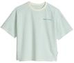 T-Shirt MARC O'POLO "aus softer Bio-Baumwolle", M&auml;dchen, Gr. 140, blau,