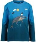 Langarmshirt BLUE SEVEN "Blue Seven Langarmshirt", Jungen, Gr. 92, 6581, cyan,...