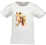 T-Shirt BLUE SEVEN, M&auml;dchen, Gr. 98, wei&szlig;, Single Jersey, Obermaterial: 100%