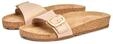 Pantolette TOMMY HILFIGER "TH CLASSIC CORK SANDAL PEARL LTH", Damen, Gr. 38,...
