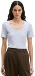 T-Shirt MARC O'POLO "aus Slub-Jersey", Damen, Gr. M, morning blau,...