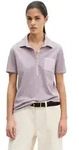 Poloshirt MARC O'POLO "mit Material-Mix-Details", Damen, Gr. S, dusty lavender,