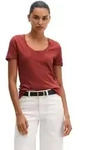 T-Shirt MARC O'POLO "aus Slub-Jersey", Damen, Gr. XS, tall poppy, Obermaterial:...