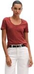 T-Shirt MARC O'POLO "aus Slub-Jersey", Damen, Gr. XS, tall poppy, Obermaterial:...