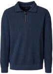 Sweatshirt CASAMODA "CASAMODA Sweattroyer uni", Herren, Gr. L, blau, 90% Baumwolle,