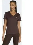 T-Shirt ADIDAS PERFORMANCE "WE MIN V NK TEE", Damen, Gr. XS, aurora coffee,