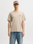 T-Shirt JACK & JONES "JPRBLUFELIX SS TEE", Jungen, Gr. L, humus, Jersey,