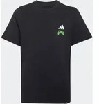 T-Shirt ADIDAS SPORTSWEAR "J GAME T 2", Jungen, Gr. 128, schwarz, Obermaterial:...