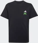 T-Shirt ADIDAS SPORTSWEAR "J GAME T 2", Jungen, Gr. 128, schwarz, Obermaterial:...