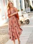 Druckkleid INSPIRATIONEN "Kleid", Damen, Gr. 46, Normalgr&ouml;&szlig;en, orange (papaya,