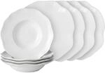 Geschirr-Set VILLEROY & BOCH "Pizza- & Pasta-Set Pura 8er Set wei&szlig;", wei&szlig;, 8,