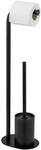 WENKO WC-Garnitur "Levante" aus Metall Stand WC-Garnitur, freistehend, mit