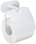 WENKO Toilettenpapierhalter "Turbo-Loc Modell Orea" mit Deckel, Befestigen ohne