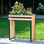 dobar Hochbeet ""Wheely" auf Rollen Gr. M" Das Hochbeet ist ca. 77 x 47 x 88 cm (L x