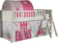 Vipack Hochbett "Scott" Made in Europe, mit schr&auml;ger Leiter, LF 90x200 cm,...