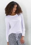 Vivance Dreams by Lascana Pyjamaoberteil mit Rippb&uuml;ndchen