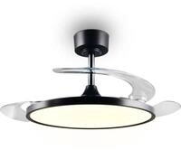 REALITY LEUCHTEN LED Deckenleuchte "KASFJORD mit Ventilator, Deckenventilator...