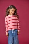 KIDS ONLY Strickpullover "KMGFRANCA LIFE SHORT LS STRIPE KNT NOOS"...