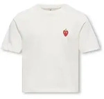 T-Shirt KIDS ONLY "KOGREX S/S PRINTED TOP JRS", M&auml;dchen, Gr. 134/140, cloud...