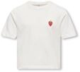 T-Shirt KIDS ONLY "KOGREX S/S PRINTED TOP JRS", M&auml;dchen, Gr. 134/140, cloud...