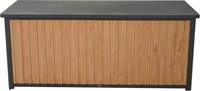 Siena Garden Kissenbox Gestell aus Aluminium, 181x79x75cm woodlook