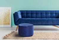Kayoom Stauraumhocker "Pouf Taj Mahal 125, trendige samtige Oberfl&auml;che" 1 Stk....