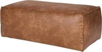 WOOOD Hocker "Rodeo mit Recycling-Kunstleder, B 120 x T 60 x H 43 cm" Aus echten