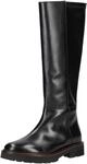 Stiefel GEOX "Geox Stiefel Leder/Synthetik", Damen, Gr. 37, schwarz, Leder,