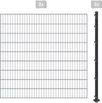 Arvotec Einstabmattenzaun "ESSENTIAL 180 zum Einbetonieren" Zaunh&ouml;he 180 cm,