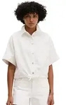 Kurzarmbluse MARC O'POLO "aus Organic-Cotton-Lyocell-Mix", Damen, Gr. XXL,...