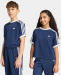 T-Shirt ADIDAS ORIGINALS "LO TEE", Jungen, Gr. 164, night indigo, Obermaterial:...