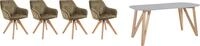 SalesFever Essgruppe "Stilvolle Sitzgruppe" 5-teiliges Set:...