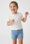 T-Shirt KIDS ONLY "KOGBELLA LIFE SHORT AOP S/S TOP JRS NOOS", M&auml;dchen, Gr....